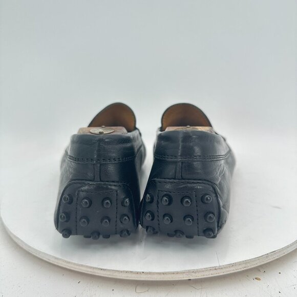 Tod’s Men Sz UK 7.5 US  8.5 Black Leather Slip On Penny Loafer Dress Shoes - Picture 5 of 12